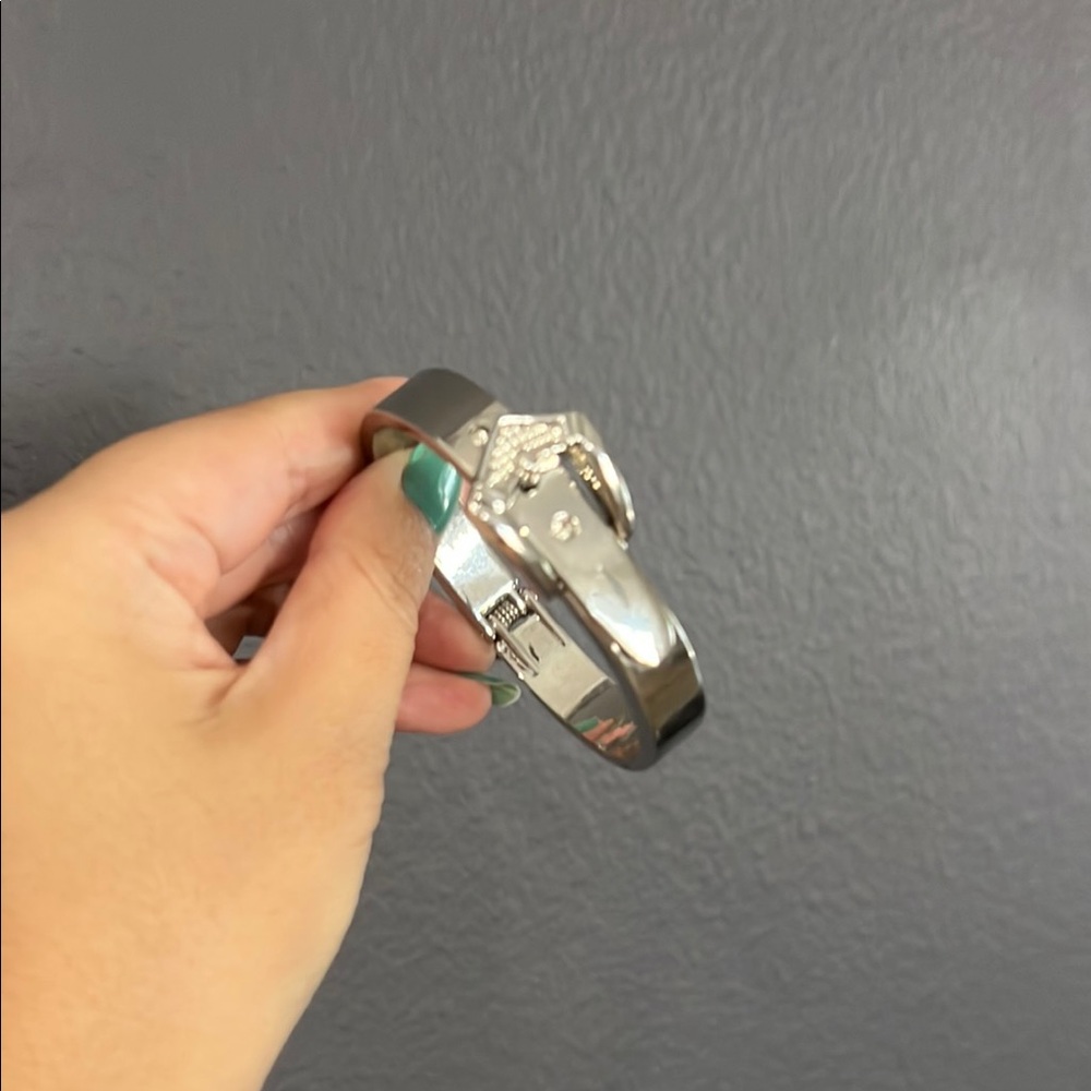 Silver Metallic Bracelet